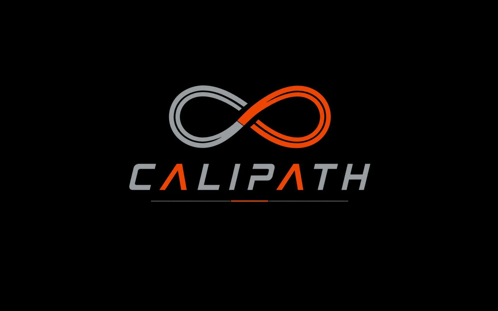 CaliPath logo, a grey and orange infinity loop above the word CALIPATH