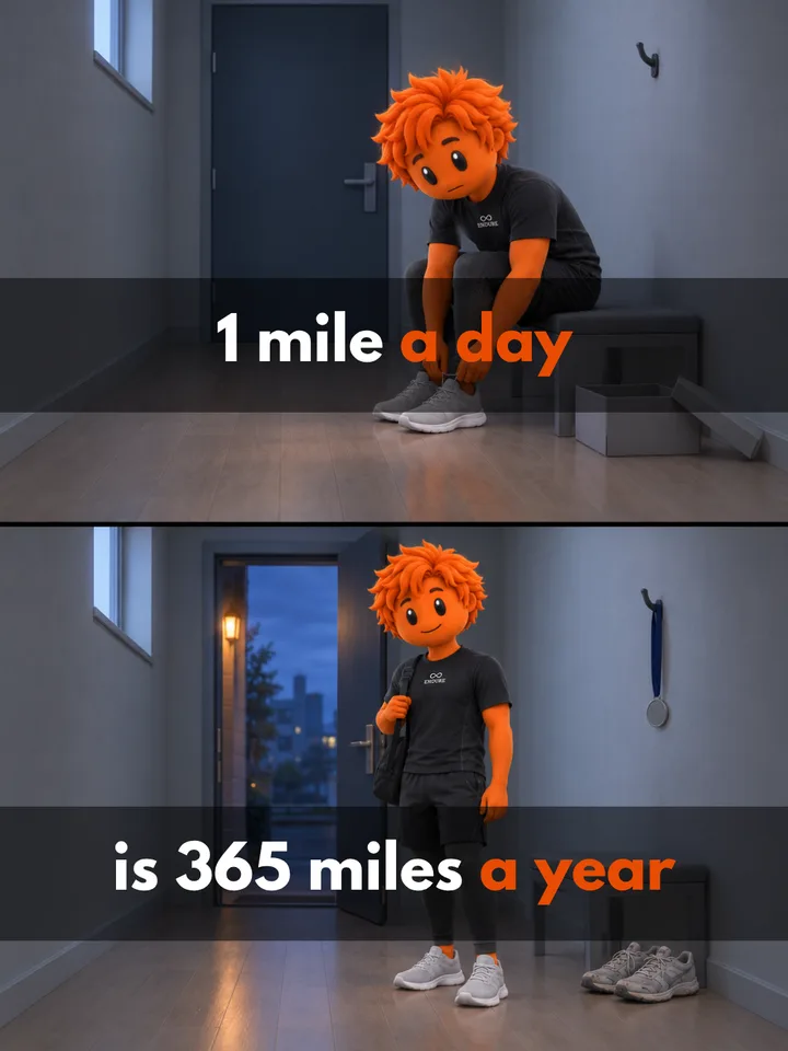 "1% better every day", slide 3